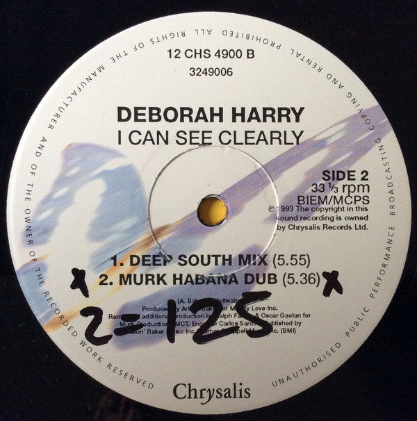 Deborah Harry : I Can See Clearly (12")