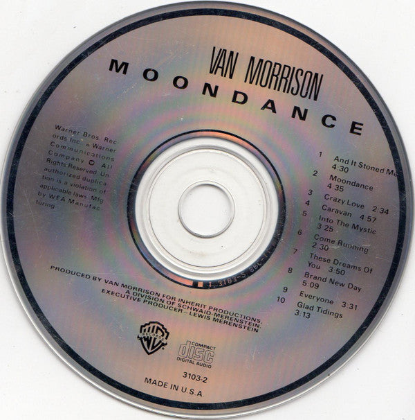 Van Morrison : Moondance (CD, Album, RE)