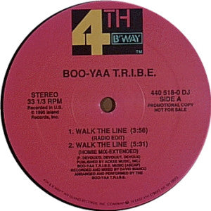 Boo-Yaa T.R.I.B.E. : Walk The Line (12", Promo)