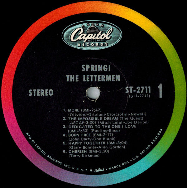 The Lettermen : Spring! (LP, Album, Scr)