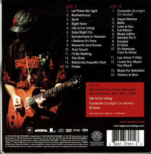 Santana : Multi Dimensional Warrior (2xCD, Comp + DVD-V, NTSC)