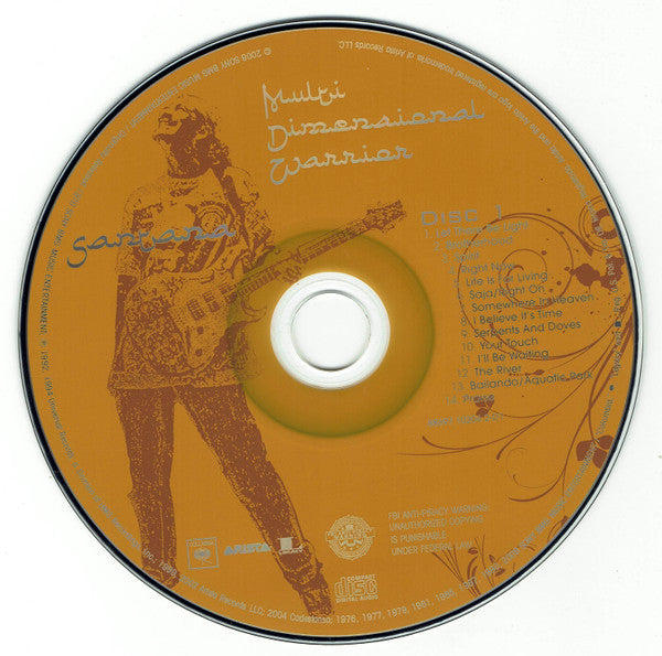 Santana : Multi Dimensional Warrior (2xCD, Comp + DVD-V, NTSC)