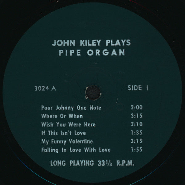 John Kiley : Gigantic Pipe Organ (LP, Album, Mono)