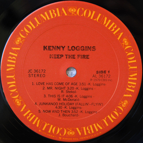 Kenny Loggins : Keep The Fire (LP, Album, San)