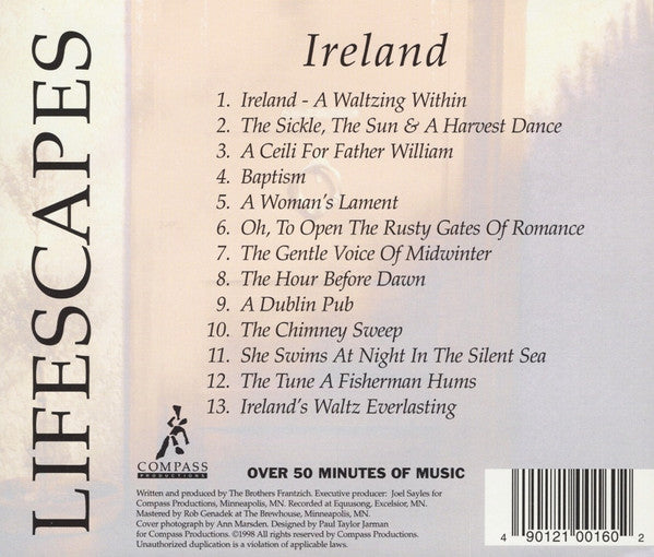 The Brothers Frantzich : Ireland (CD, Album)