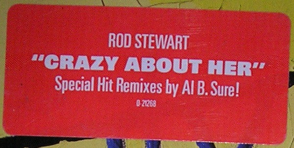 Rod Stewart : Crazy About Her (12", Maxi)