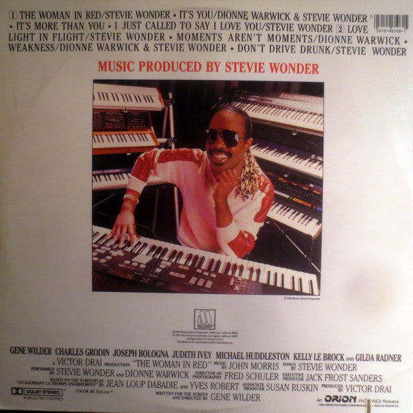 Stevie Wonder : The Woman In Red (Selections From The Original Motion Picture Soundtrack) (LP, Album, Gat)