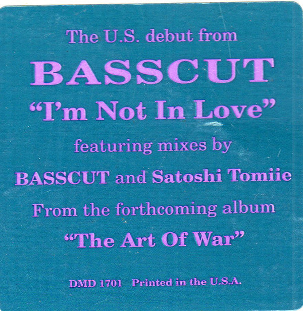 Basscut : I'm Not In Love (12", Promo)