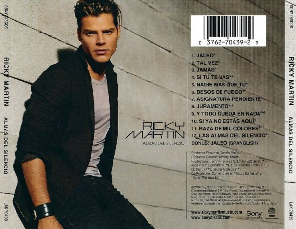 Ricky Martin : Almas Del Silencio (CD, Album + VCD)