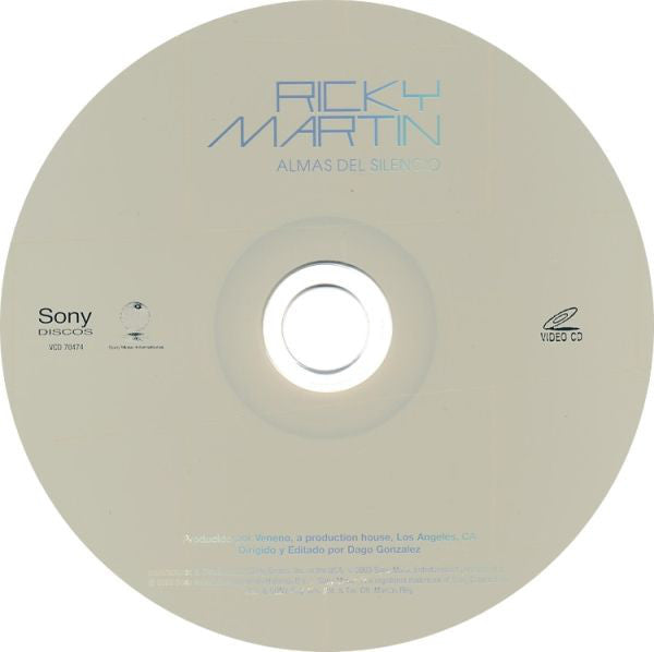 Ricky Martin : Almas Del Silencio (CD, Album + VCD)