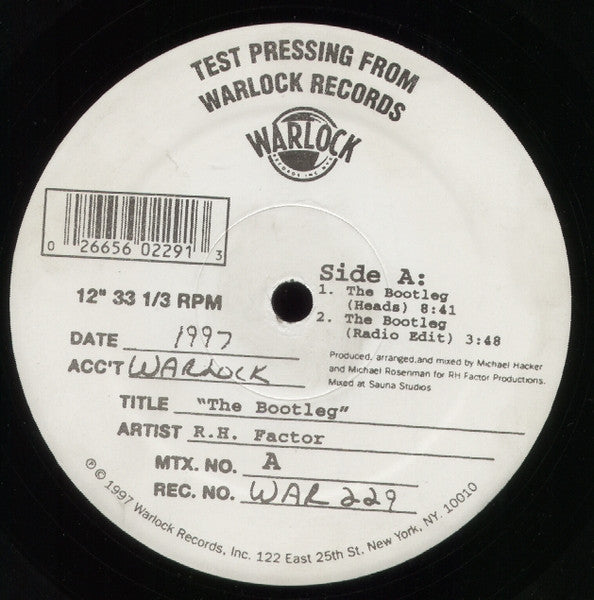 RH Factor : The Bootleg (12", TP)