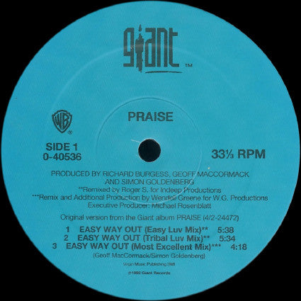 Praise : Easy Way Out (12")