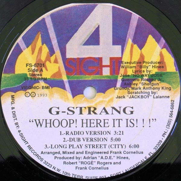 G-Strang : Whoop! Here It Is!!! (12")