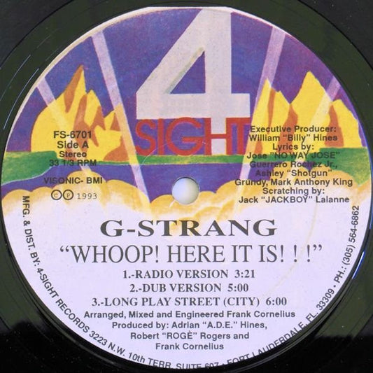 G-Strang : Whoop! Here It Is!!! (12")