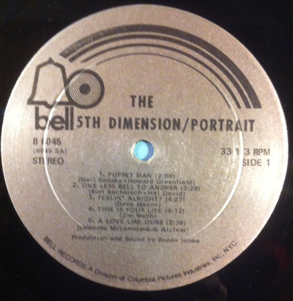 The Fifth Dimension : Portrait (LP, Album, Gat)