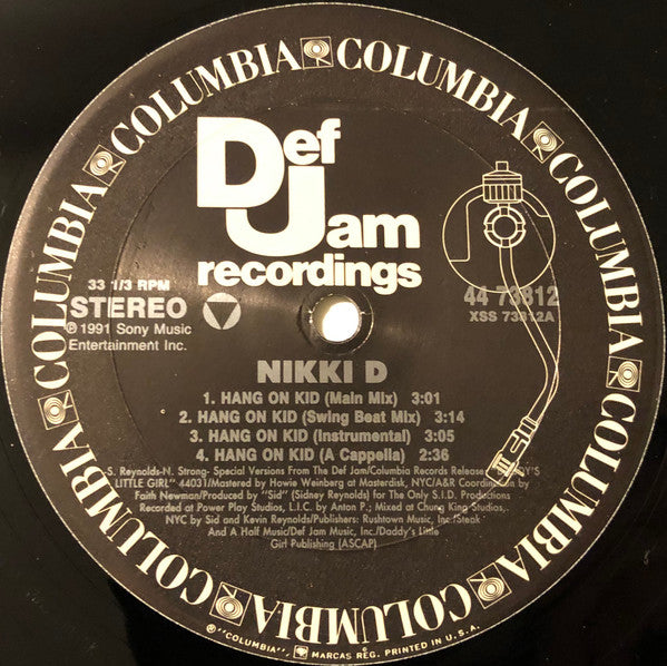 Nikki D : Hang On Kid (12")