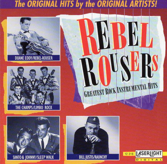 Various : Rebel Rousers Greatest Rock Instrumental Hits (CD, Comp, Mono)