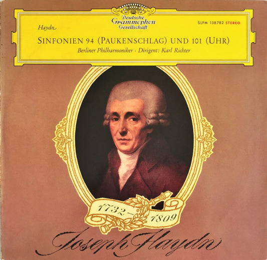 Karl Richter, Berliner Philharmoniker, Joseph Haydn : Sinfonien 94 (Paukenschlag) Und 101 (Uhr) (LP, Album)
