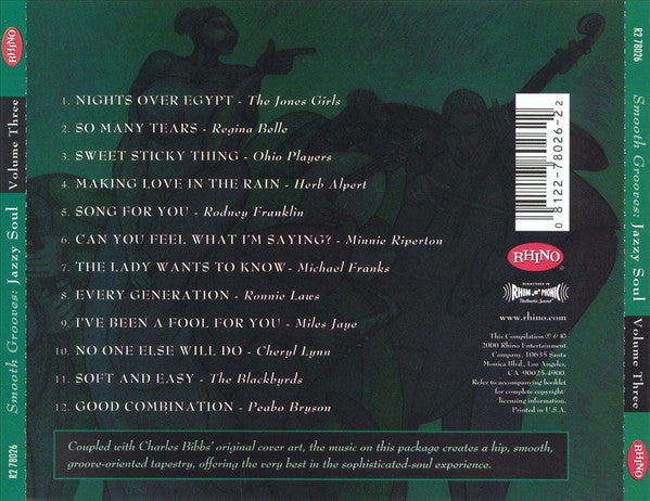 Various : Smooth Grooves: Jazzy Soul Volume Three (CD, Comp)