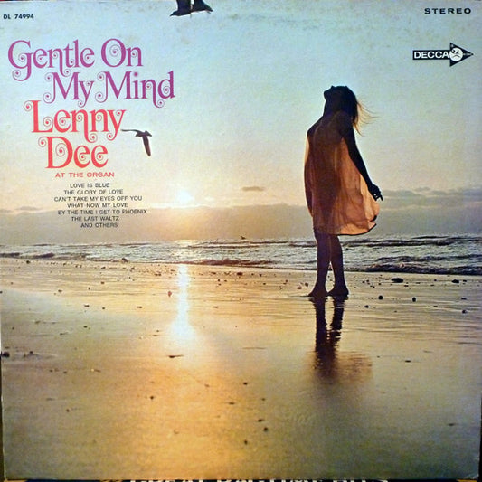 Lenny Dee (2) : Gentle On My Mind (LP, Album, RE)