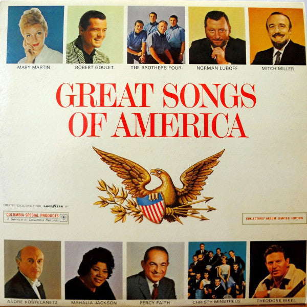 Various : Great Songs Of America (LP, Comp, Mono, Ltd, Pit)