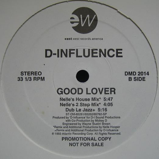 D'Influence : Good Lover (12", Promo)