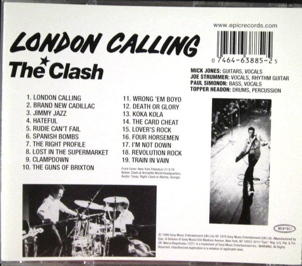 The Clash : London Calling (CD, Album, RE, RM)