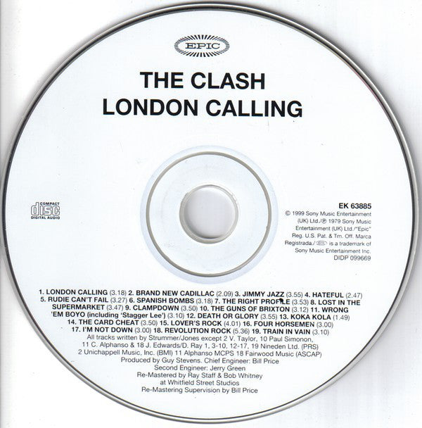 The Clash : London Calling (CD, Album, RE, RM)