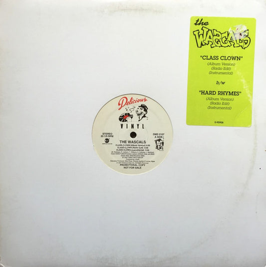 The Wascals : Class Clown / Hard Rhymes (12", Promo)