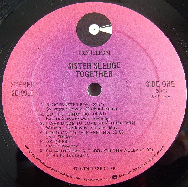 Sister Sledge : Together (LP, Album, Pre)