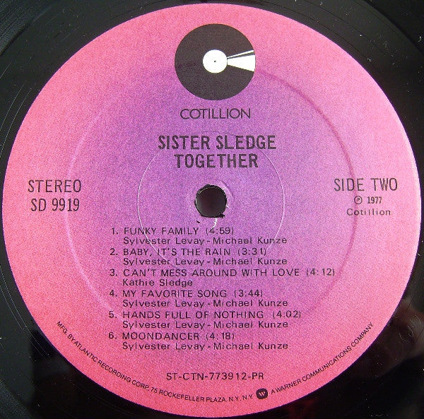 Sister Sledge : Together (LP, Album, Pre)