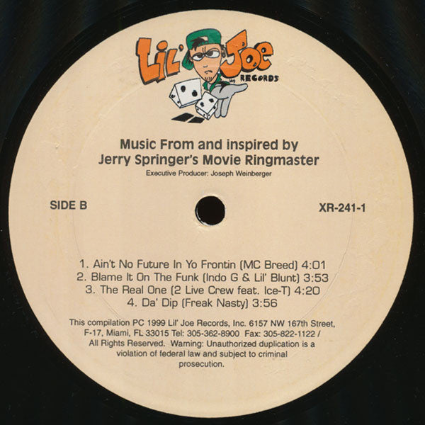 Various : Ringmaster (Music From And Inspired By Jerry Springer's Movie) (2xLP, Comp)