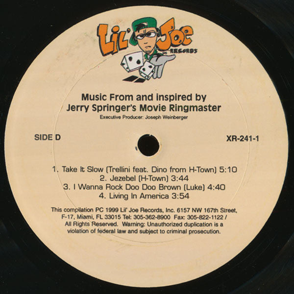 Various : Ringmaster (Music From And Inspired By Jerry Springer's Movie) (2xLP, Comp)