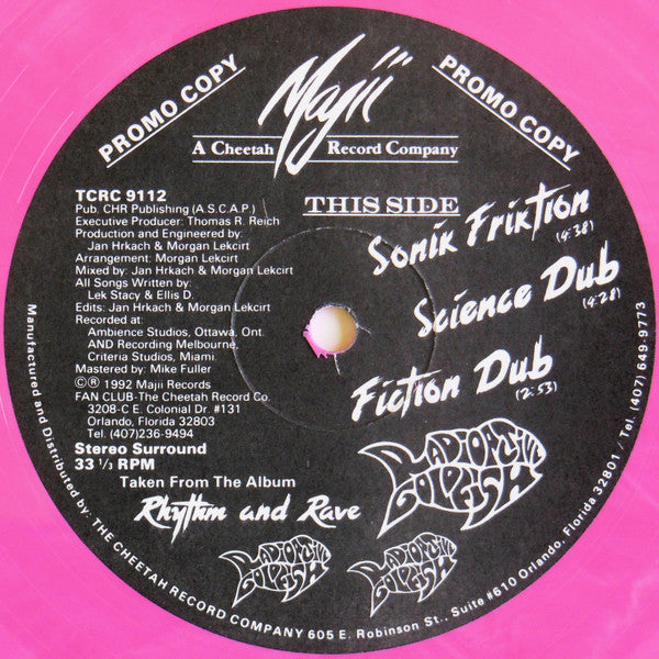 Radioactive Goldfish : Sonik Friktion / Pink Potato (12", Promo, Pin)