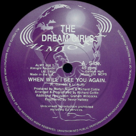 The Dream Girls : When Will I See You Again (12")