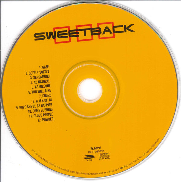 Sweetback : Sweetback (CD, Album)