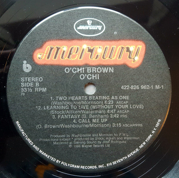 O'Chi Brown : O'Chi (LP, Album)