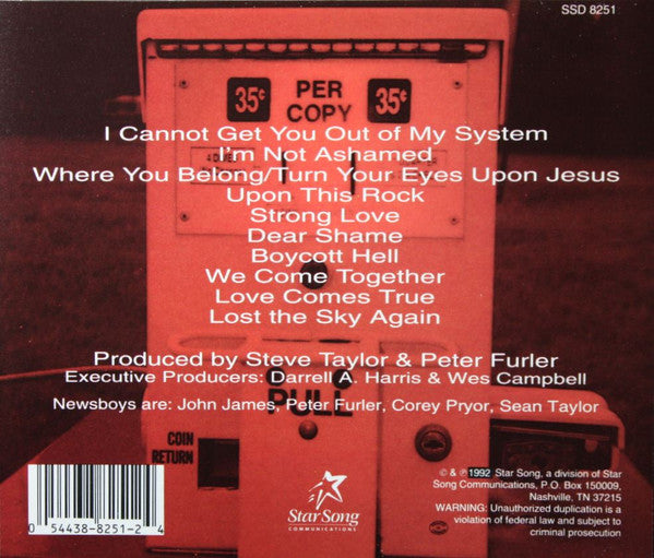 Newsboys : Not Ashamed (CD, Album)