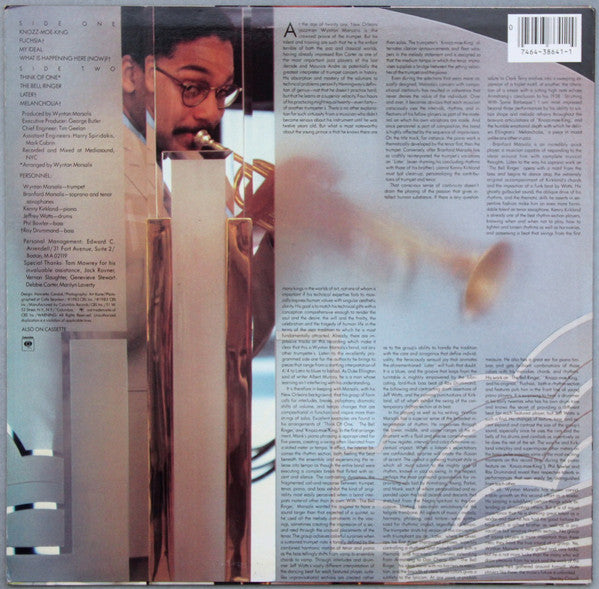 Wynton Marsalis : Think Of One (LP, Album, Pit)