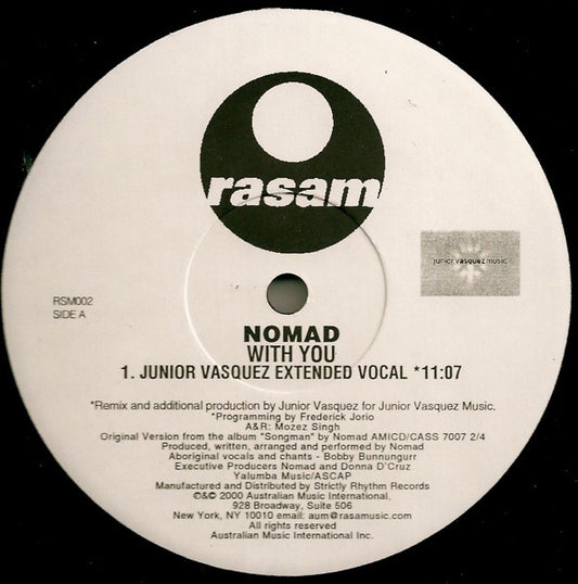 Nomad (3) : With You (12")