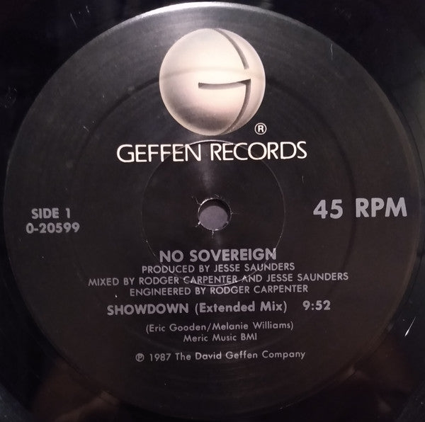 No Sovereign : Showdown (12", Maxi)