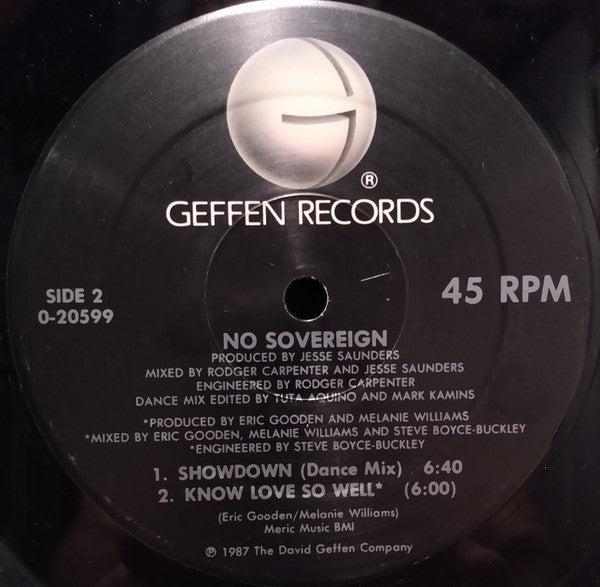 No Sovereign : Showdown (12", Maxi)