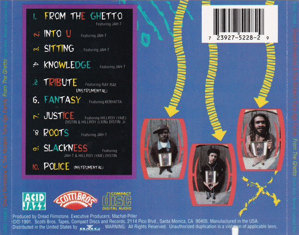 Dread Flimstone And The Modern Tone Age Family : From The Ghetto (CD, Album)