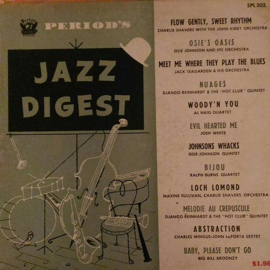 Various : Jazz Digest (LP, Comp, Mono)
