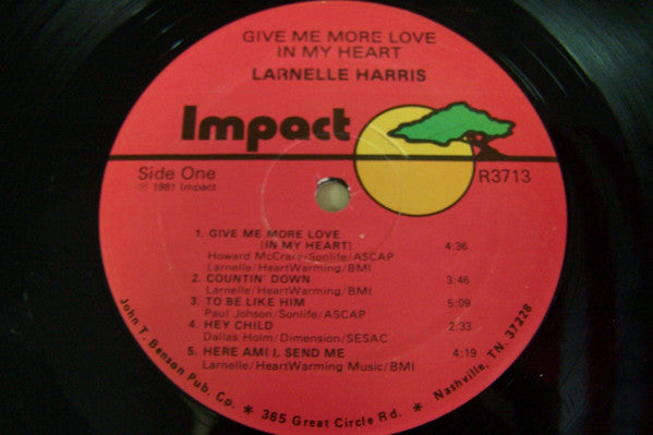 Larnelle Harris : Give Me More Love In My Heart (LP)
