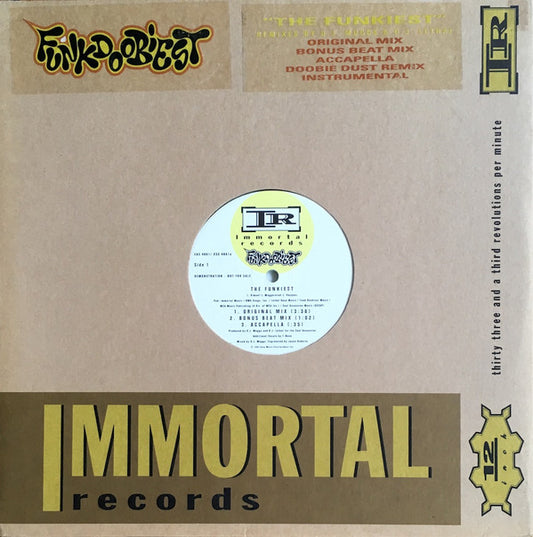 Funkdoobiest : The Funkiest (12", Promo, Cle)