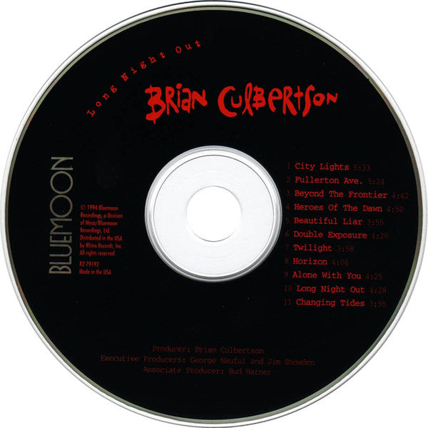 Brian Culbertson : Long Night Out (CD, Album)