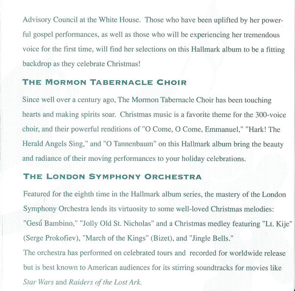 Sandi Patty Featuring... The Canadian Brass, Mormon Tabernacle Choir, London Symphony Orchestra : Celebrate Christmas! (CD, Album)