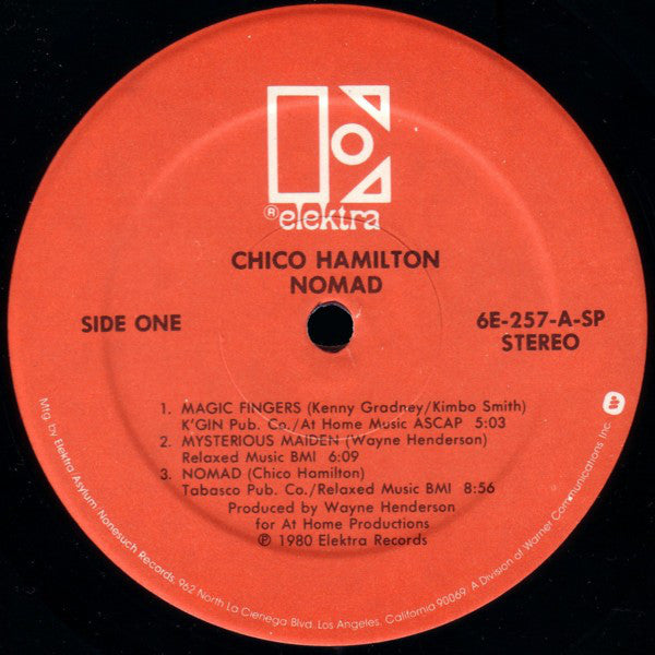 Chico Hamilton : Nomad (LP, Album, SP )