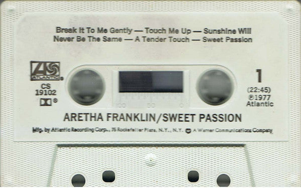 Aretha Franklin : Sweet Passion (Cass, Album)